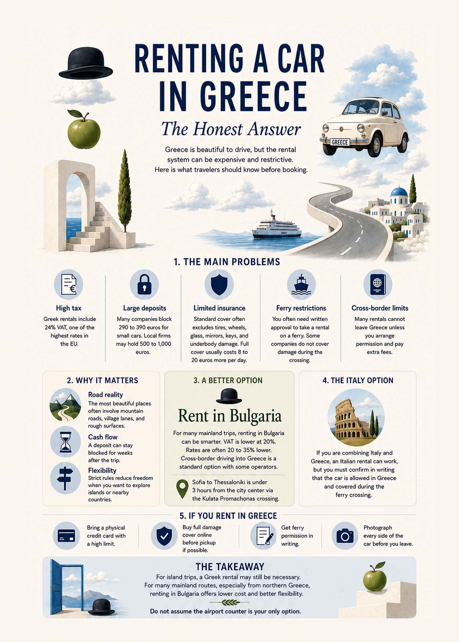 Should You Rent a Car in Greece? The Honest Answer © in Love with the Med